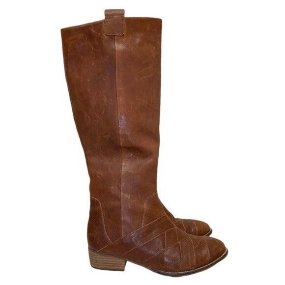Seychelles Leather Rally Riding Boots in Brown Size 6.5 - Picture 2 of 9